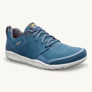 Lems Primal Zen Ruskind Sneakers Herre Blå | DKDWBCZ