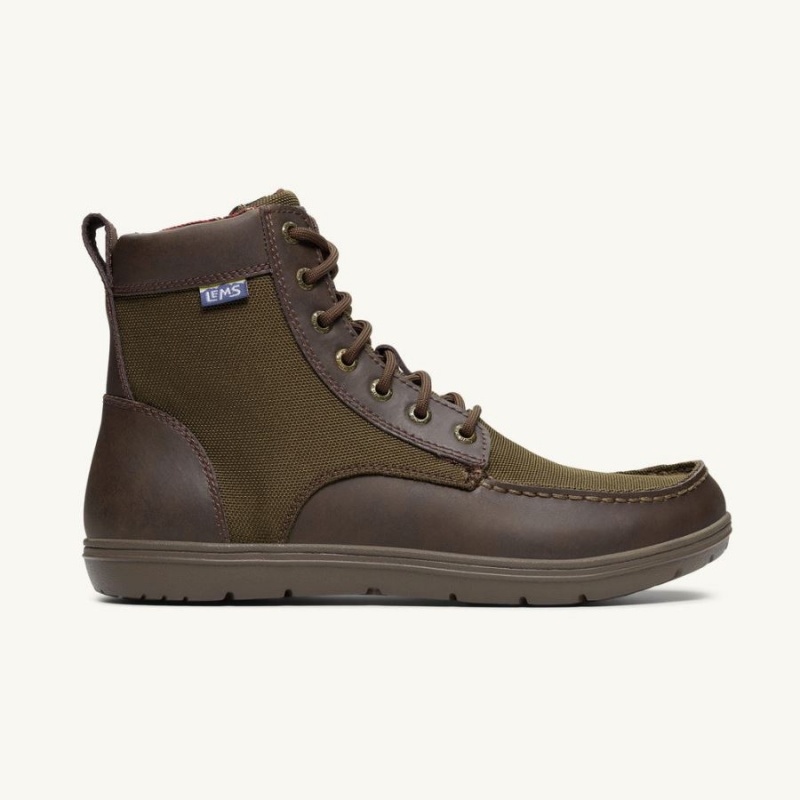 Lems Boulder Boot Nylon Støvler Dame Brune | DKXMDHQ