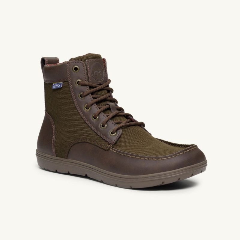 Lems Boulder Boot Nylon Støvler Dame Brune | DKXMDHQ