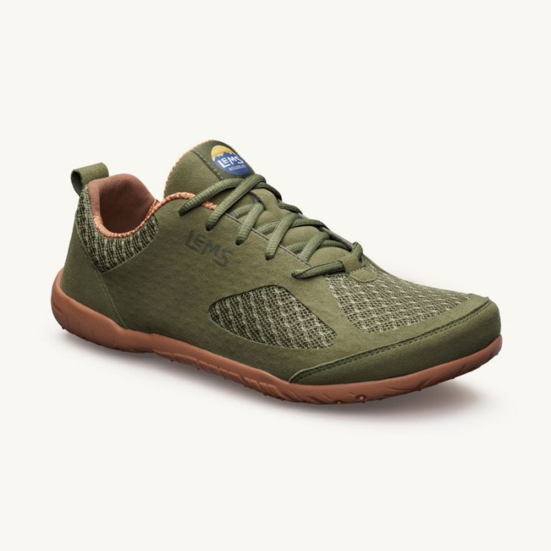 Lems Primal 2 Sneakers Dame Olivengrøn | DKGAWUE