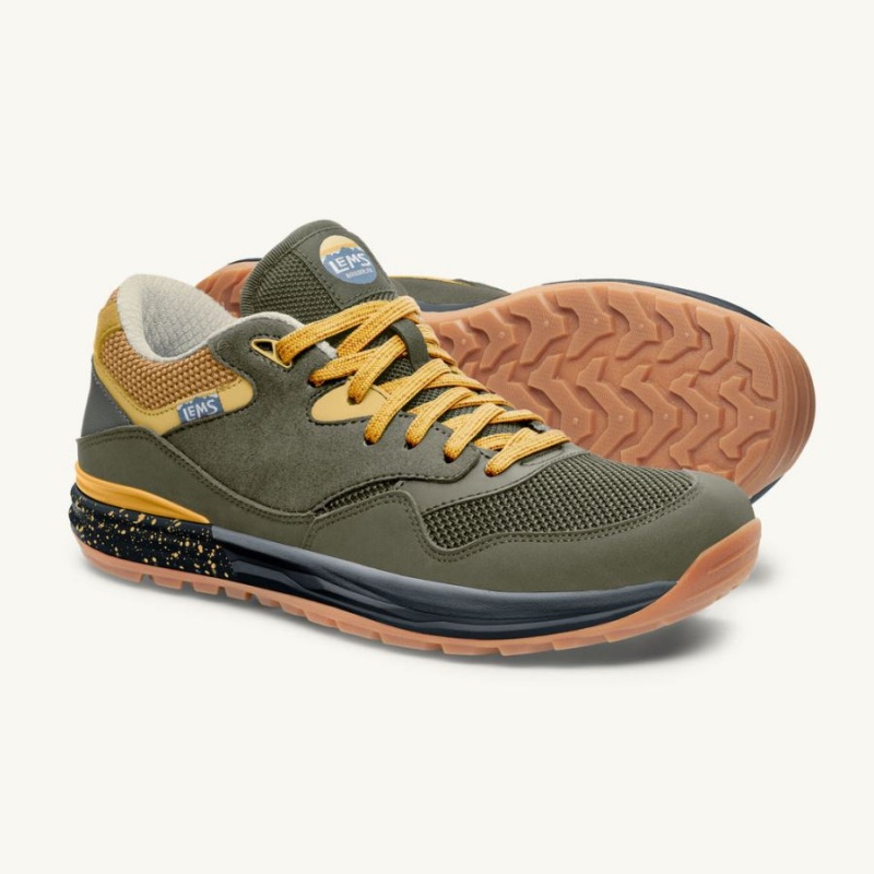 Lems Trailhead Sneakers Herre Olivengrøn | DKKDFWM