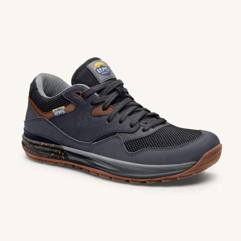 Lems Trailhead Sneakers Herre Sort | DKQEHZC